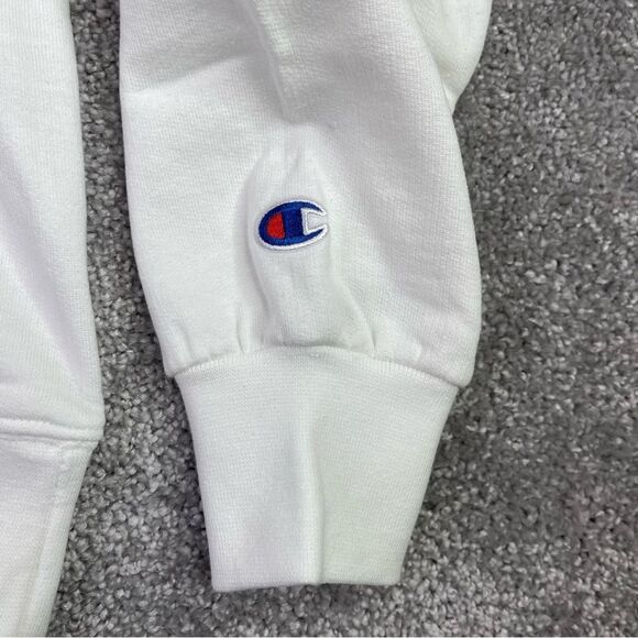 Champion X Barstool Sports Mr. Ice Hoodie Men’s Medium White Pocket No Hedge - Picture 4 of 11